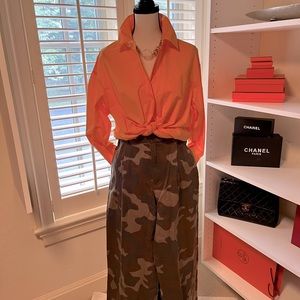 Zara Wide Leg Cargo Pants